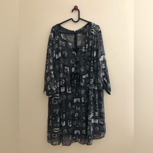 Torrid Disney Villains Tie Front Dress